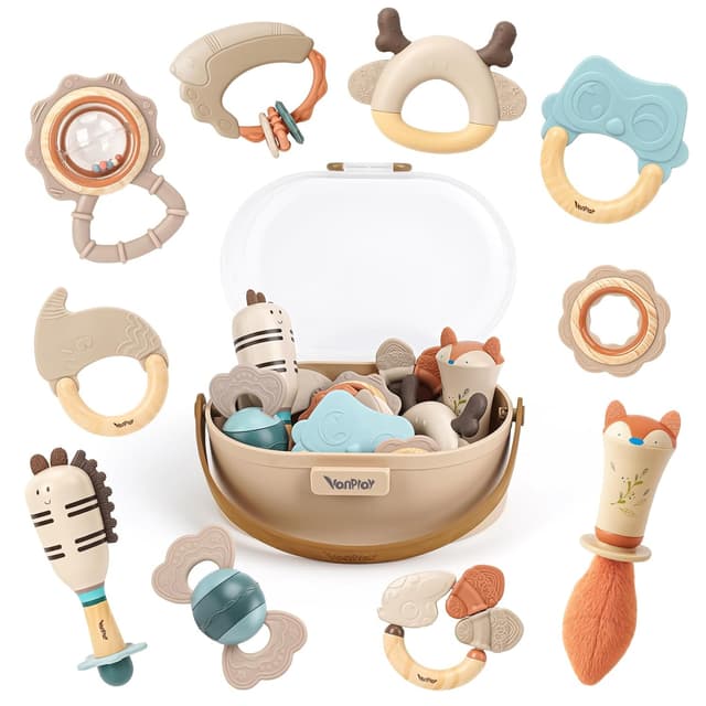 Imagen de Baby Rattles & Teethers 10-Pack en OfertitasTOP