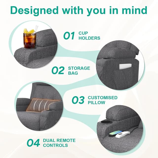 Thumbnail 5 de SQUEBILIFE Relaxsessel 8‑Punkt Massage