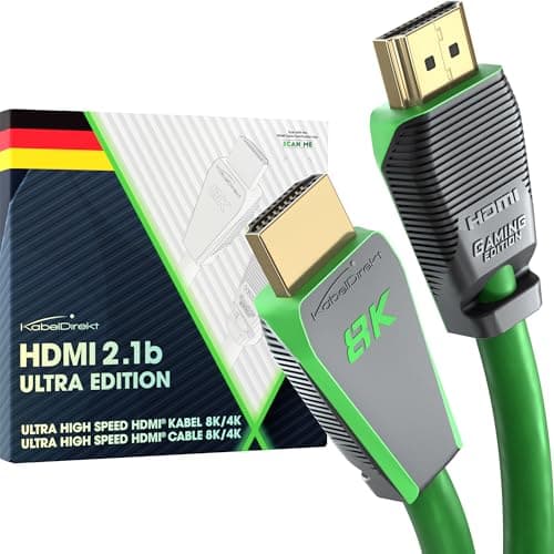Detalle de KabelDirekt Cable HDMI 2.1 8K 2 m para gaming
