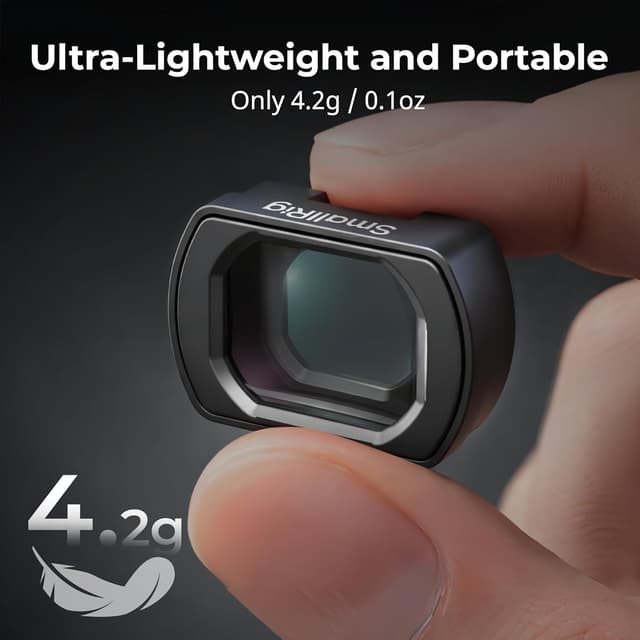 Thumbnail 5 de SmallRig Objectif grand angle 0,72x pour DJI Osmo Pocket 3 (fixation magnétique) — 112°