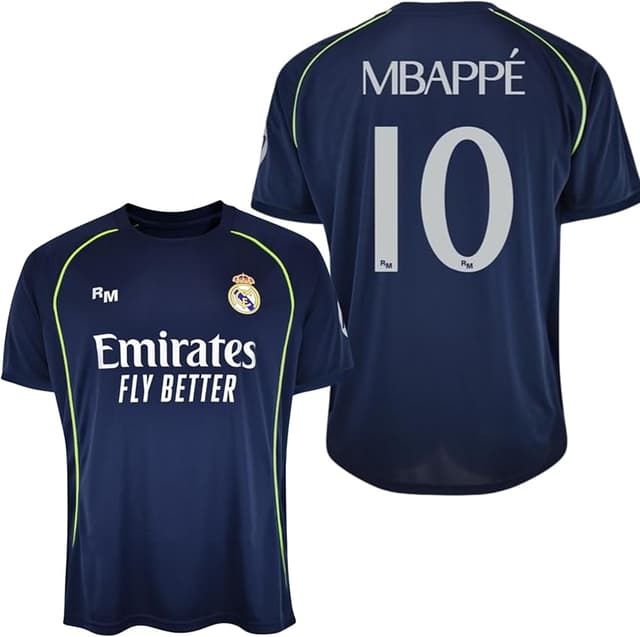 Detalle de Real Madrid Camiseta 2ª equipación 25-26 Réplica Mbappé