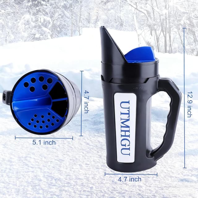 Detalle 2 de UTMHGU 3-in-1 Handheld Spreader for Grass Seed, 2.5L 📈