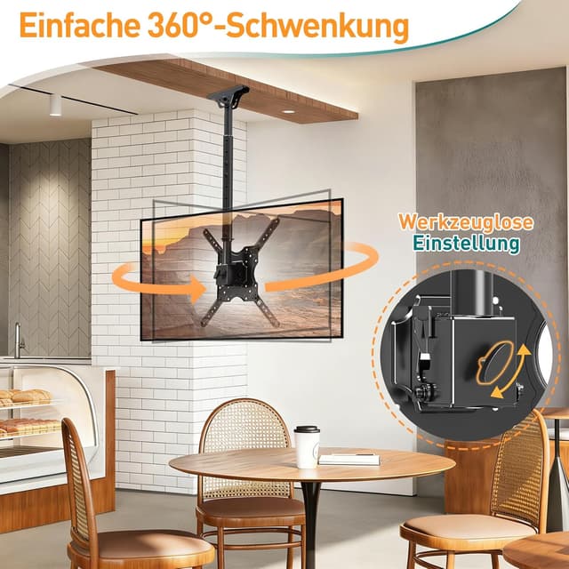 Thumbnail 6 de ELIVED EV3015 Deckenhalterung für 26–65" Fernseher