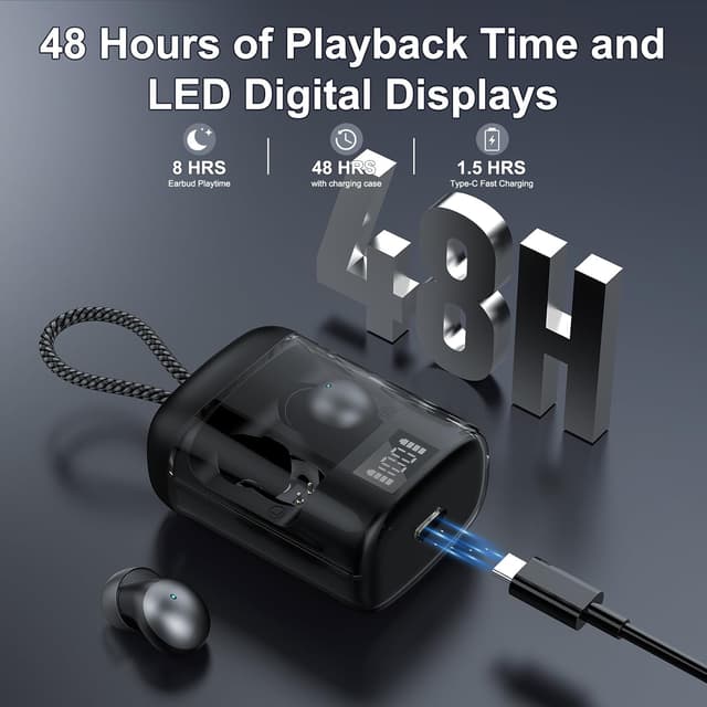 Thumbnail 6 de Bluetooth Schlafkopfhörer 2026 Mini mit Bluetooth 6.0, Schlaftracker & weißem Rauschen