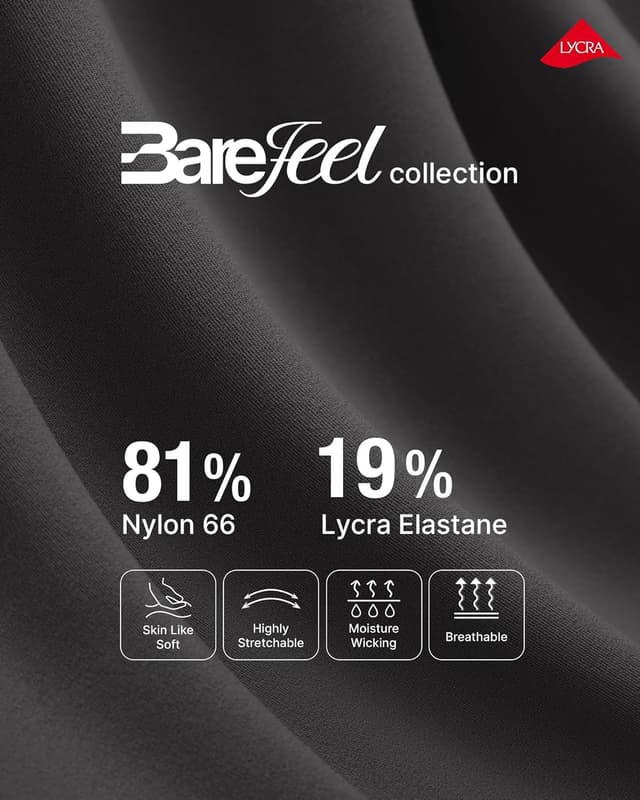 Detalle de G4Free BareFeel high-waist wide-leg yoga pants with pockets