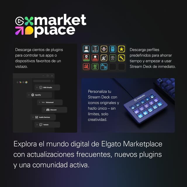 Thumbnail 6 de Elgato Stream Deck Scissor Keys Teclas Macro