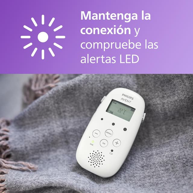Thumbnail 6 de Philips Avent SCD713/26: Vigilabebés Audio DECT con Luz 🌙