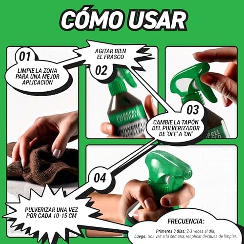 Thumbnail 6 de RepellShield® Spray repelente de garrapatas y pulgas para humanos (250 ml) con tomillo y geraniol