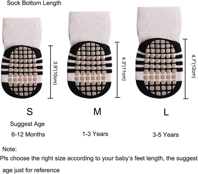 Detalle 2 de Exemaba Grip Baby Socks 5 pairs