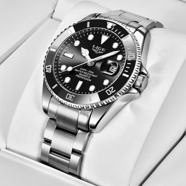 Thumbnail 1 de LIGE Reloj Hombre Cronógrafo 3ATM 📷