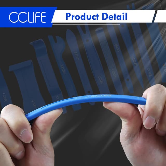 Detalle 2 de CCLIFE 12-tlg. Auto Demontage-Werkzeug-Set für Innenverkleidung & Zierleistenkeile