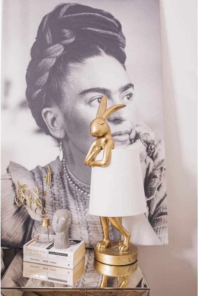 Detalle 1 de Lampada da tavolo Animal Rabbit Kare Design 68 cm