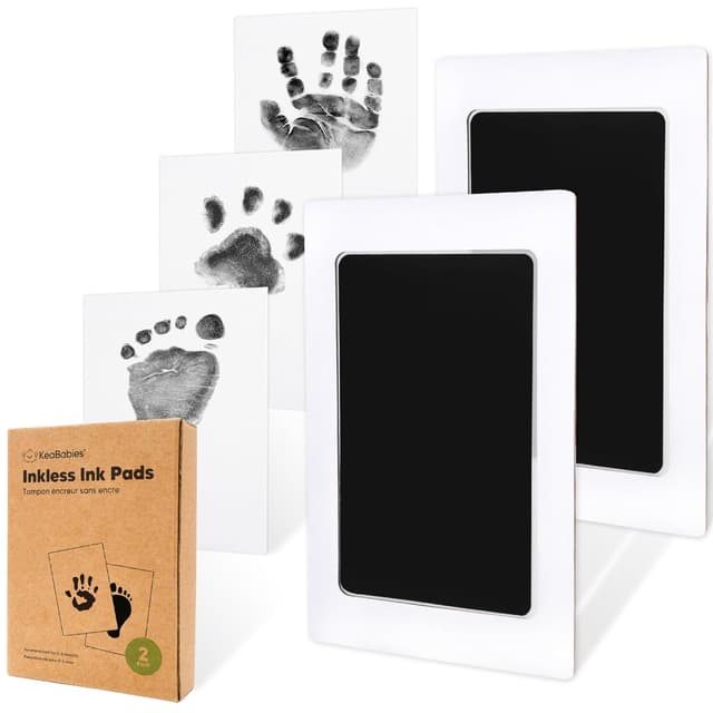 Imagen de 2-Pack Inkless Baby Hand and Footprint Kit for Newborn Keepsake 🖊 en OfertitasTOP