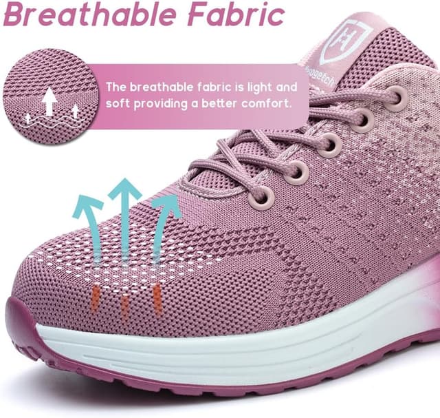 Detalle 2 de Bawalon Arbeitsschuhe Leicht Stahlkappe