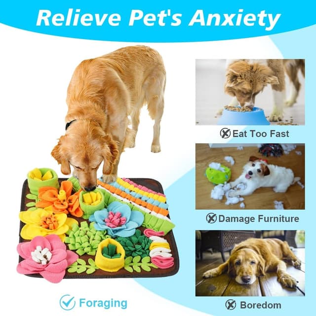 Thumbnail 4 de OSDUE Snuffle Mat for Dogs 39×39cm