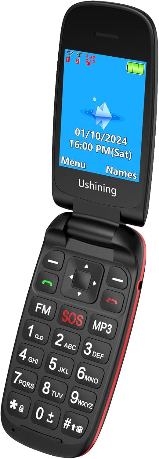 Detalle de CHAKEYAKE Seniorenhandy 1.7 Zoll Klapphandy