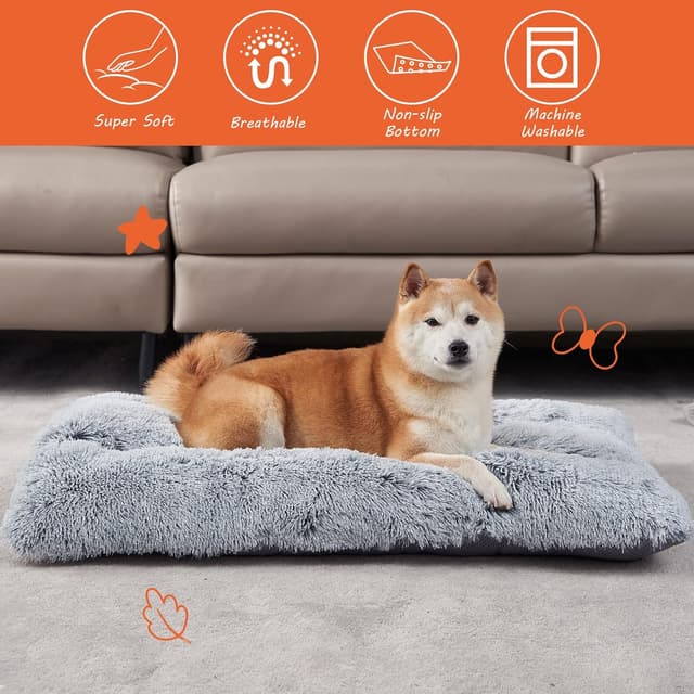 Thumbnail 3 de EHEYCIGA Calming Crate Bed Large 90x60x9cm