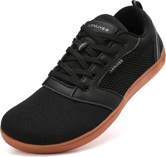 Detalle de gitzing Barefoot Wide Toe Outdoor Trail Trainers – minimalist walking and running shoes