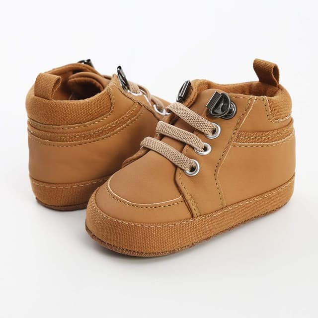 Detalle de RVROVIC Baby First Walkers Anti-Slip Sneakers & Soft Ankle Boots