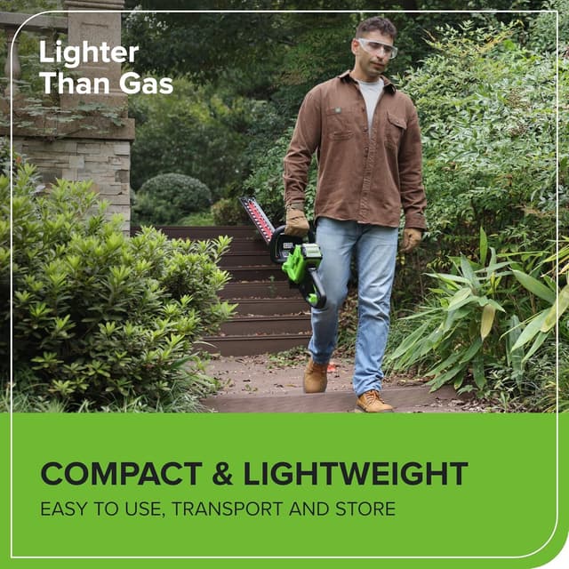 Thumbnail 5 de Greenworks GD40HT66 Tagliasiepi 66 cm