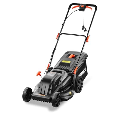 Detalle de FUXTEC FX-RME43 Cortacésped Eléctrico 🌿 44cm, 45L y Ajustable