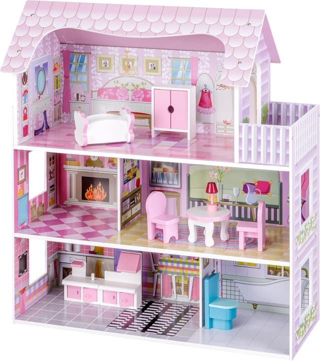 Detalle de Baroni Toys Casa delle Bambole 70x60x24 cm 🏠