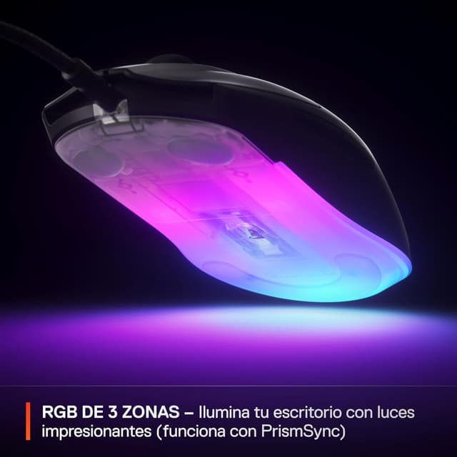 Thumbnail 4 de SteelSeries Rival 3 Gen 2 Ratón Gaming con RGB y 8500 dpi