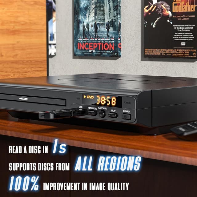 Thumbnail 1 de Generic All-Region DVD Player with HDMI