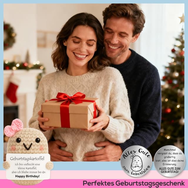 Thumbnail 6 de Tixlux Pocket Hug Strick-Kartoffel Glücksbringer