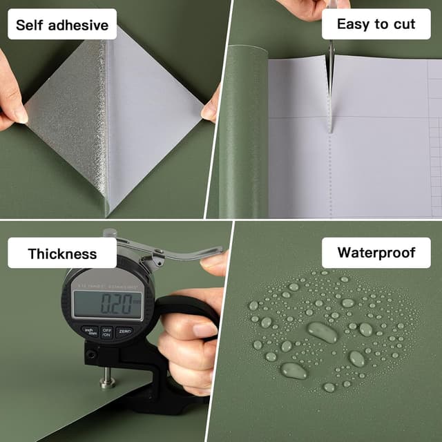 Detalle de Alened Green vinyl wrap 40×300cm