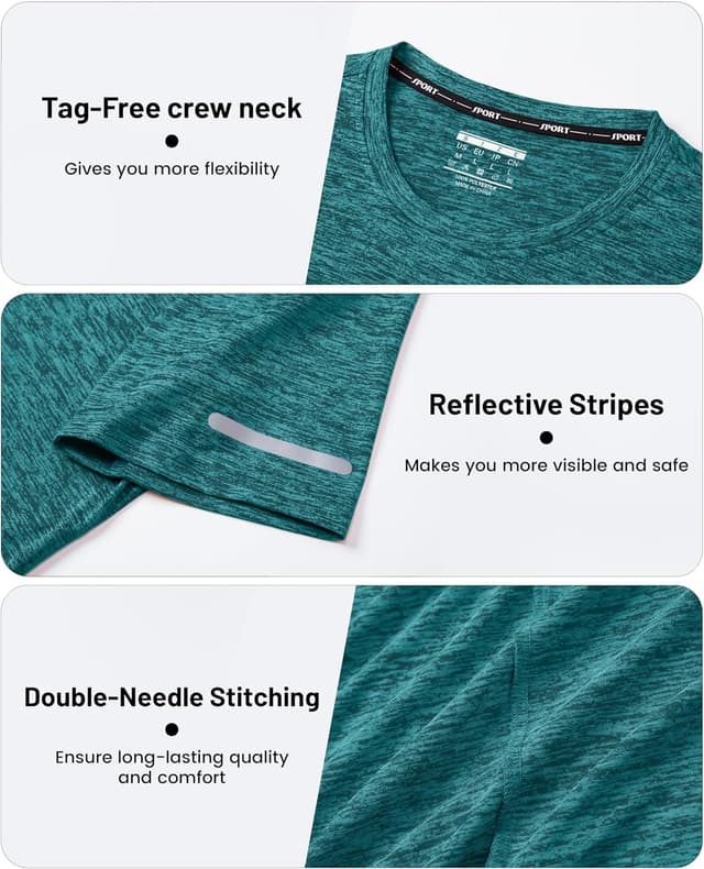 Detalle 2 de MAGCOMSEN Herren Sportshirt Laufshirt