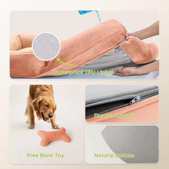 Thumbnail 6 de CWAWZ XXL Dog Bed 53" Memory Foam