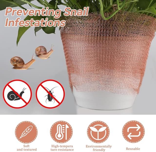 Detalle 2 de QINGYIWL Kupfernetz 12,7 cm x 6 m