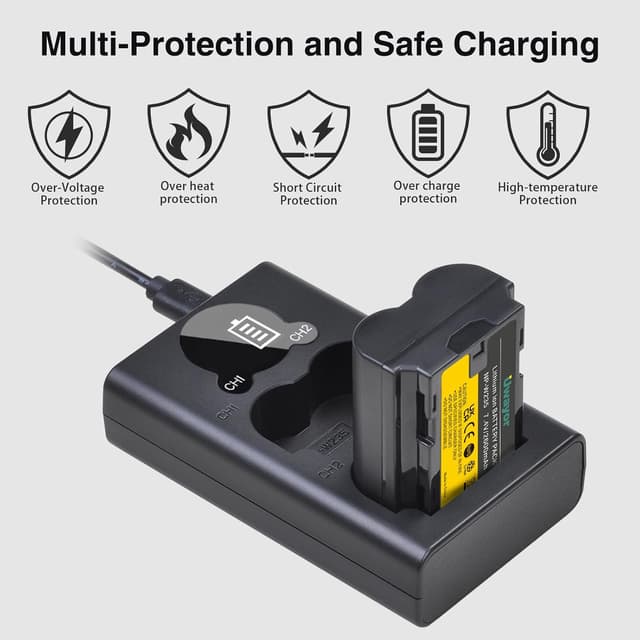 Detalle de Uwayor NP-W235 battery charger set