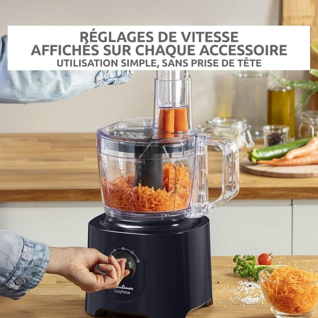 Detalle 1 de Moulinex Easy Force robot multifonction 3 L, 800 W đœ