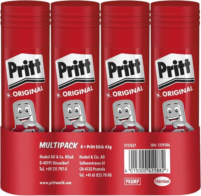 Thumbnail 1 de Pritt Klebestift 4×43g – Schulkleber für Kinder ✂