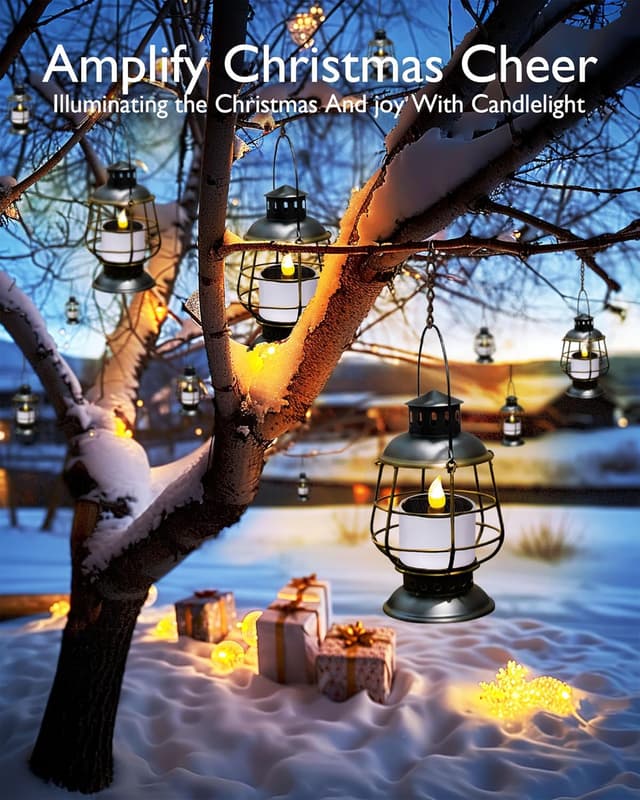 Detalle 1 de Homemory Solar Candles Outdoor 2.3 inch