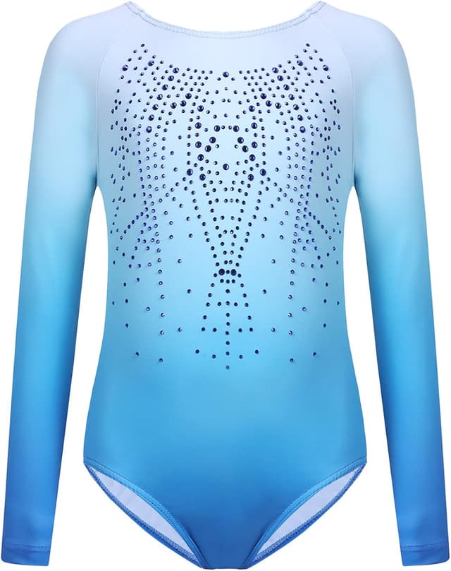 Detalle de Trudge body per danza e ginnastica classica a maniche lunghe per bambine (3–12 anni)