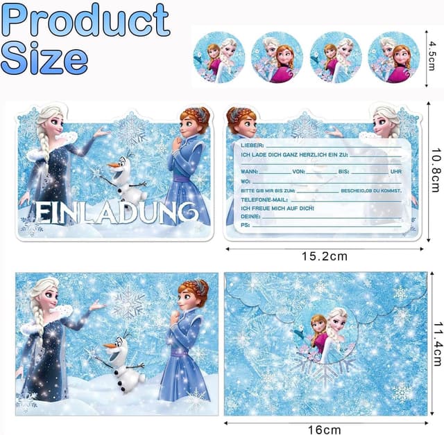 Thumbnail 1 de ROMANVIC Elsa Einladungskarten Geburtstag