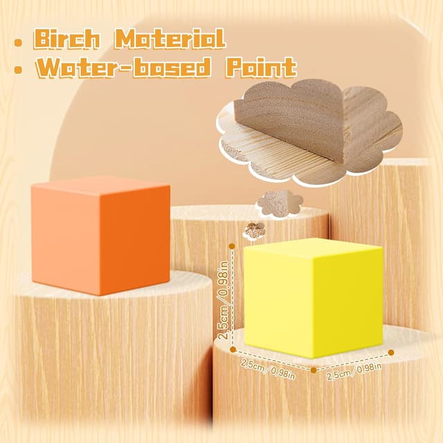 Thumbnail 5 de Montessori Wooden Number Building Blocks 30PCS