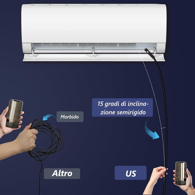 Detalle 2 de Ennovor Endoscopio smartphone 1920P HD