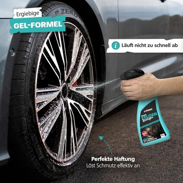 Detalle de SPRINGER RX5000 Felgenreiniger 750 ml – säurefrei, gelartig & materialschonend mit Wirkindikator