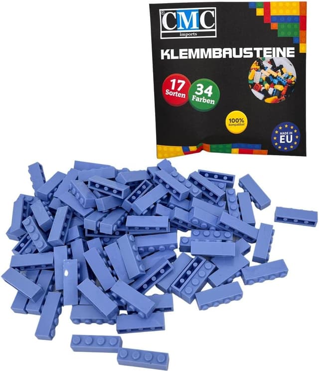 Thumbnail 2 de CMC Imports 30 Klemmbausteine Grasgrün 1x4