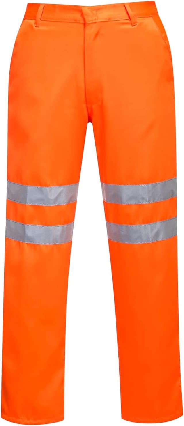 Detalle de Portwest Pantalon Hi-Vis Poly-coton RIS orange (RT45ORR5XL) certifié EN ISO 20471