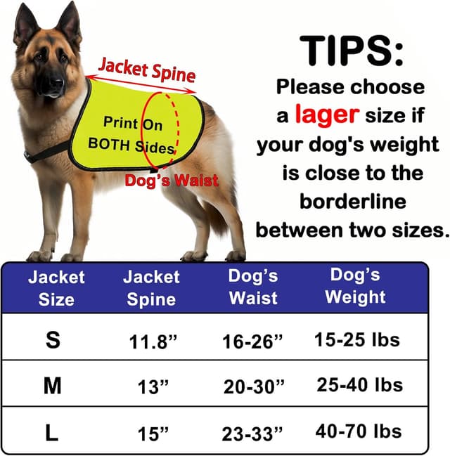 Thumbnail 1 de No Eye Contact Dog Jacket Vest Medium