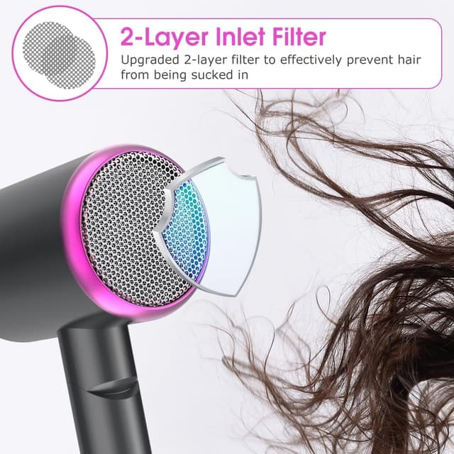 Thumbnail 4 de Secador de Pelo Iónico 2400W Amurhey dos en uno