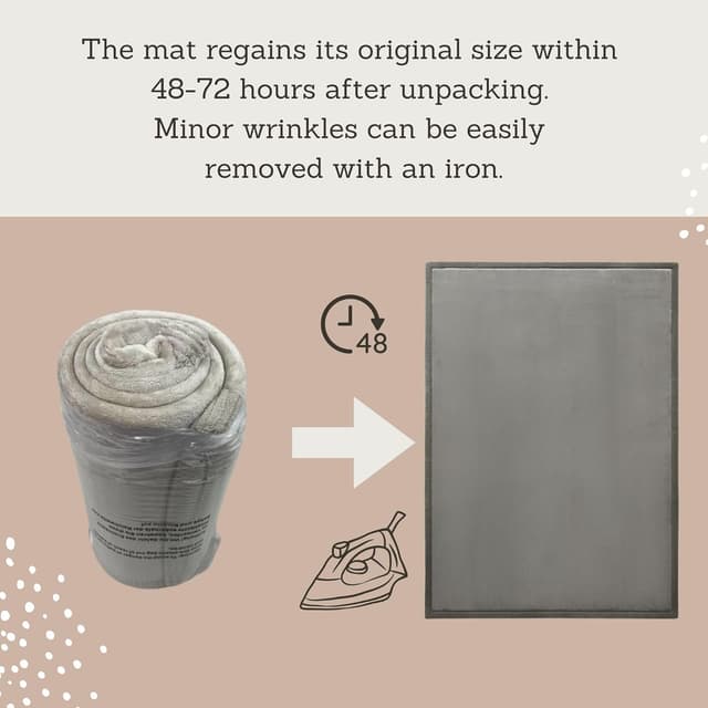 Detalle de Hakuna Matte CloudSoft Baby Play Mat (Dark Gray/Coral Velvet) 200 x 280cm