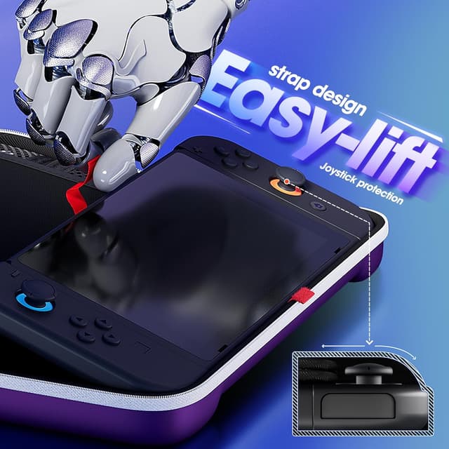 Detalle 2 de ProCase Carrying Case for Nintendo Switch 2 (2025) with 24 Game Card Slots – Purple