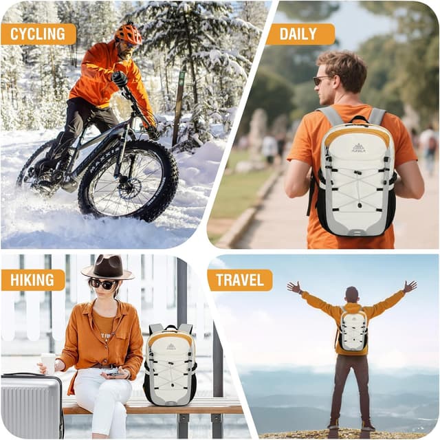 Detalle 2 de GES 30L Multi-Functional Hiking Backpack with Rain Cover – durable rucksack for school, work, camping, trekking and cycling