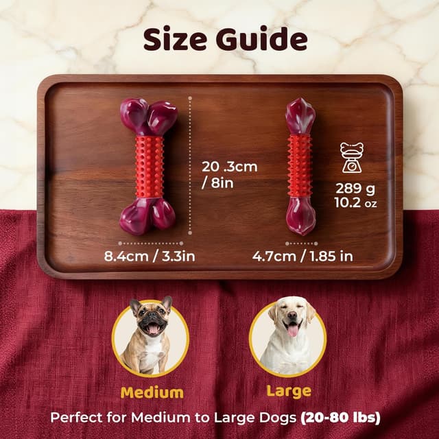 Detalle 1 de ChienBox Indestructible Dog Chew Toy for Aggressive Chewers